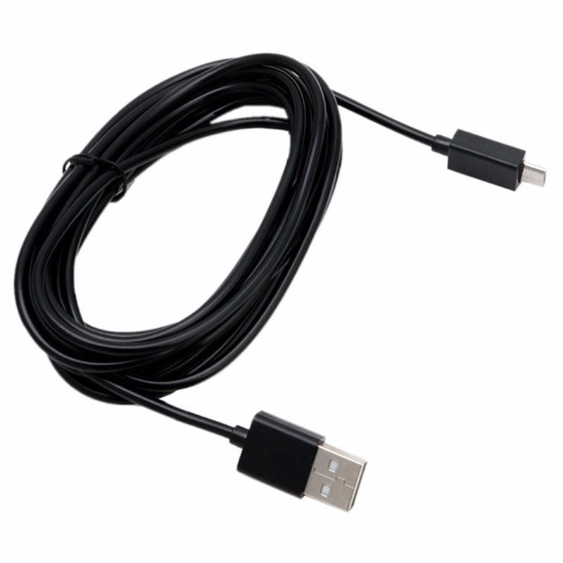 3M Extra Long Micro USB Charger Cable Play Charging Cord Line for Sony Playstation PS4  4 Xbox One Wireless Controller black